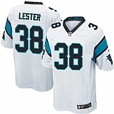 Nike Men & Women & Youth Panthers #38 Lester White Team Color Game Jersey,baseball caps,new era cap wholesale,wholesale hats